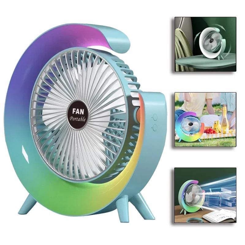 USB Rechargeable Fan 180°Adjustable Camping Fans