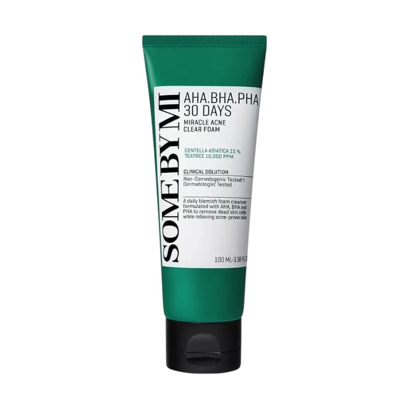 Some By Mi AHA BHA PHA 30 Days Miracle Acne Clear Foam 100ml