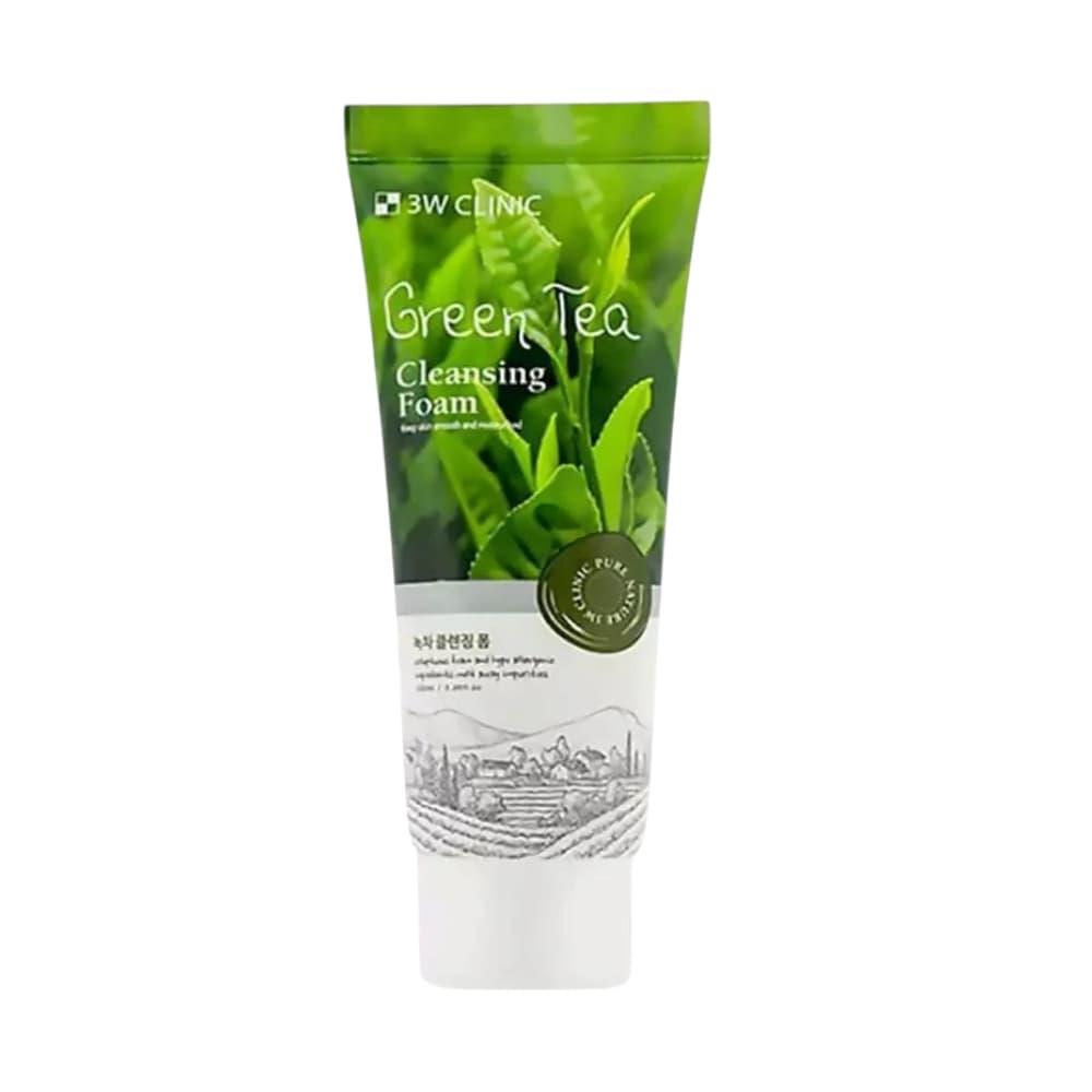 3W Clinic Green Tea Foam Cleansing 100ml