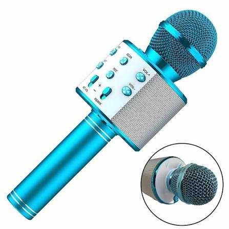 WS-858 Wireless Handheld Microphone KTV Karaoke Stereo USB Player Bluetooth MICCode: Rs1043