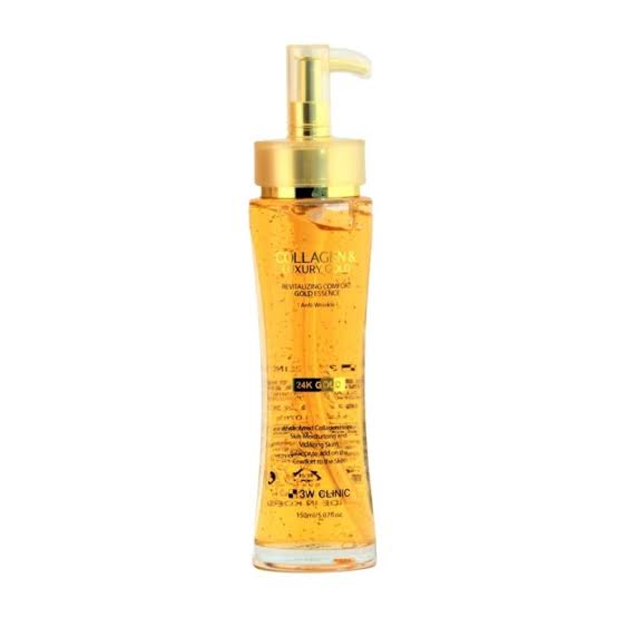 3W Clinic Collagen & Luxury Gold Essence 24k Gold 150ml