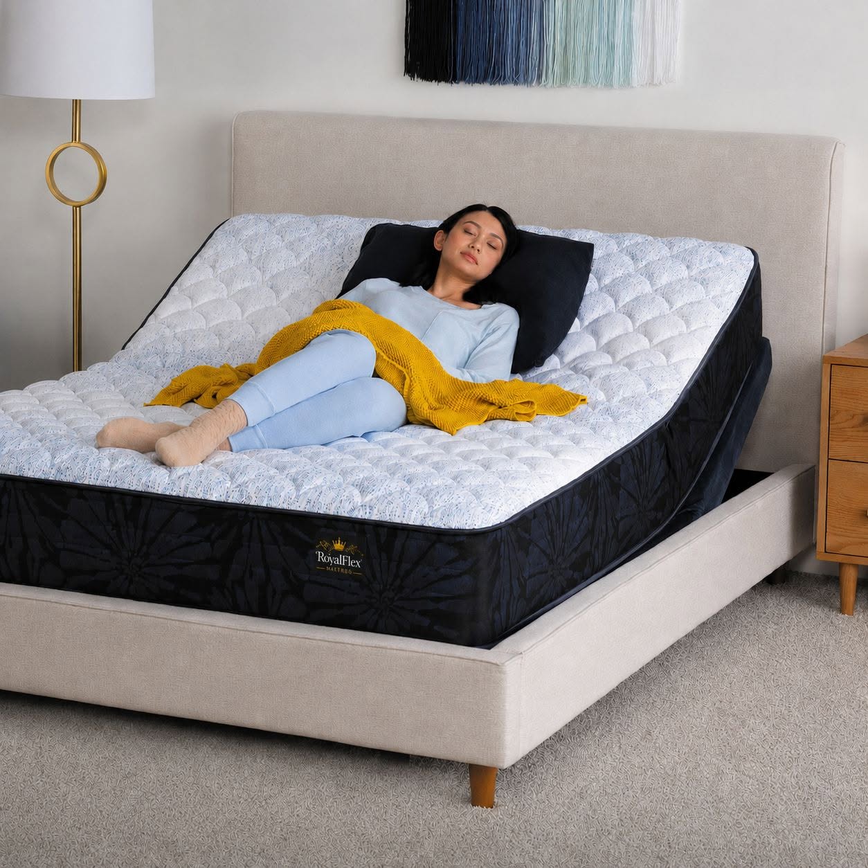 6 Feet × 7 Feet Hybrid Spring Mattress