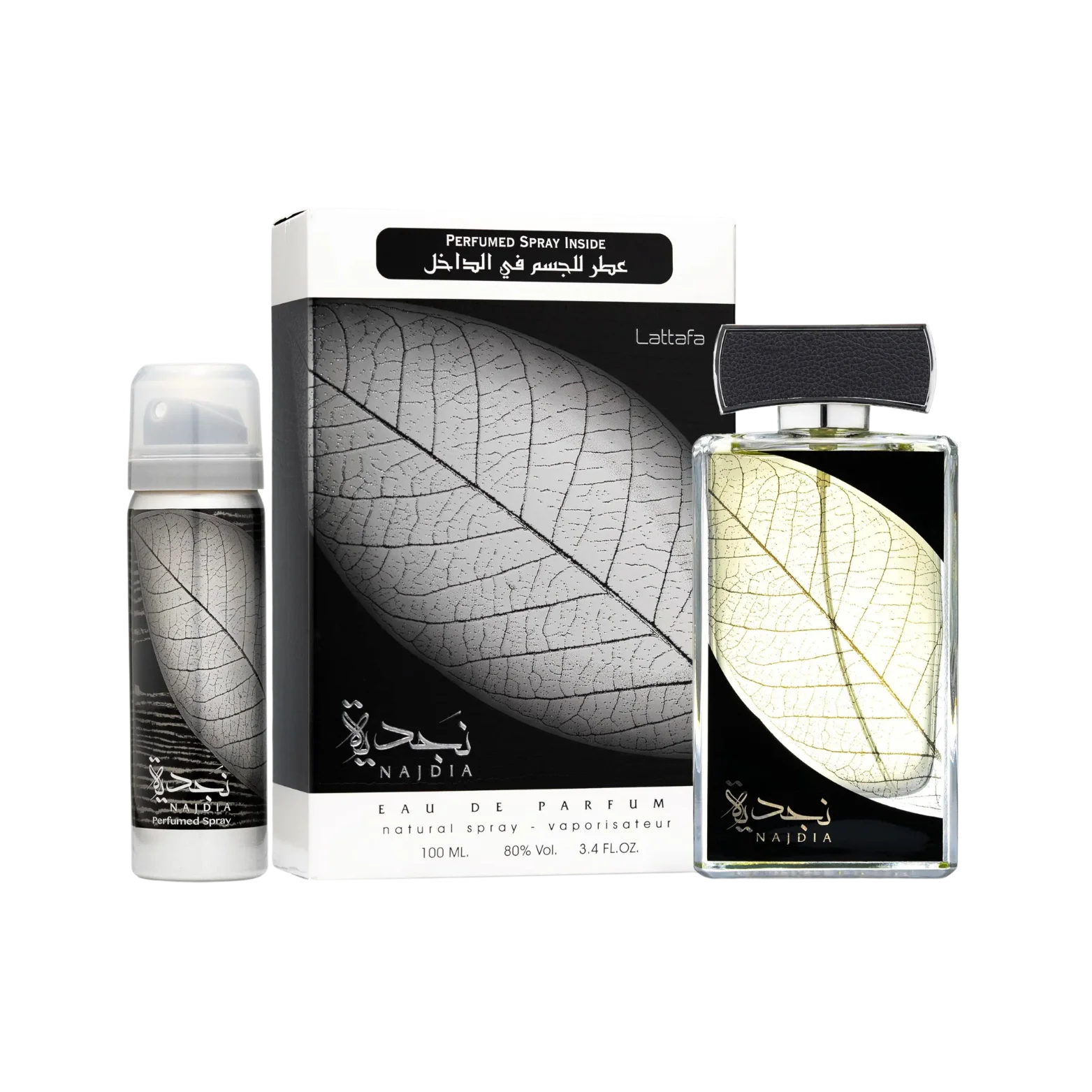 Lattafa Najdia EDP 100ML + Body Spray For Men And Women