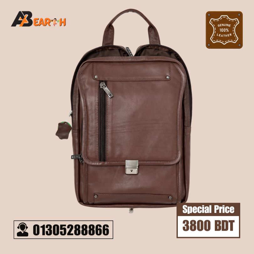 Laptop Executive Briefcase Bag - Brown